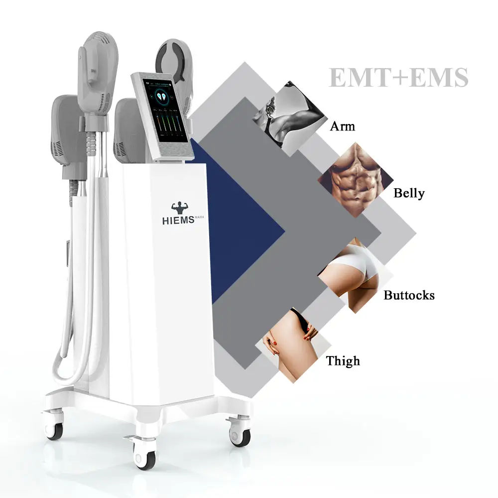 Hight Efficiency EMS HIEMT Electromagnetic Muscle Stimulate Body Slimming Machine Muscle Building Cellulite Reduction Weight Loss EMS Body Sculpting M