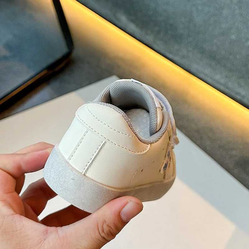 Baby Spring/Autumn Fashion Shining Corridor Style Cute Student Sneakers Flat Vulcanized Shoes Comfortable Childrens and Toddler Shoes X250322
