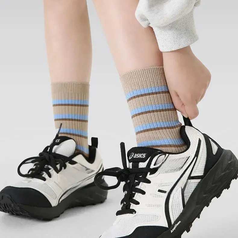 2025 Spring Childrens Socks Cartoon Puppy Letter Pattern Calf Cotton Socks Kids Boys Girls Socks 4 pairs X2503221