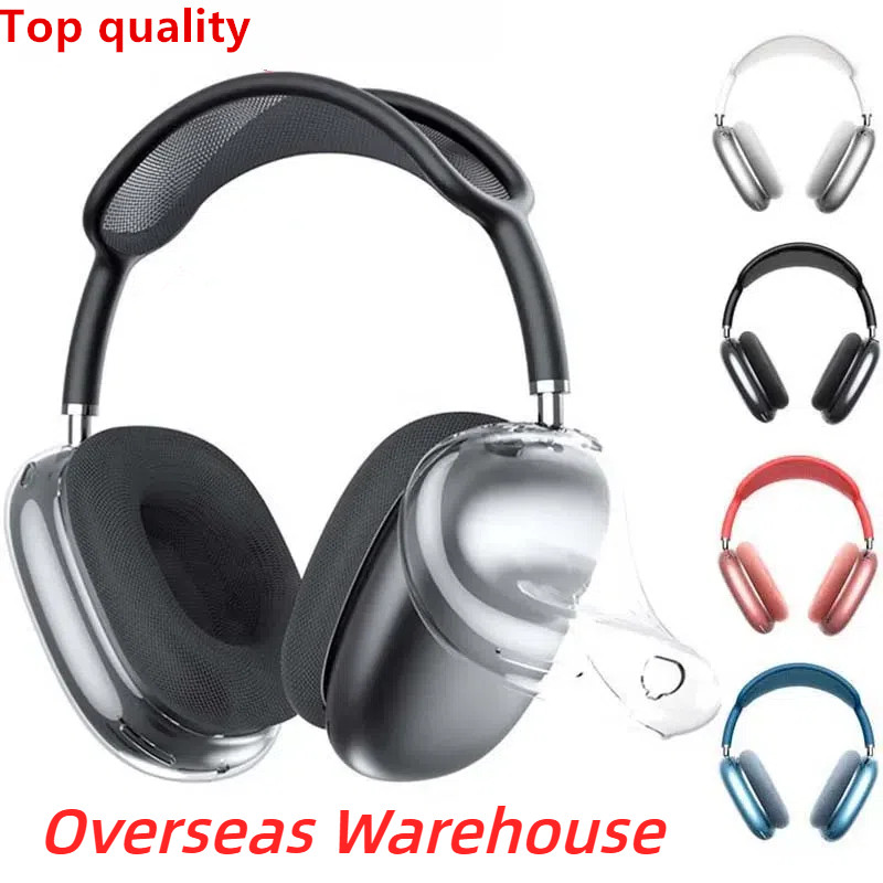 for Airpods Max 2 3 4 Bluetooth Headband Headphone Accessories airpodspro max Headphones Earphone ANC Metal shell Smart Case Silicone Anti-drop Protective Case