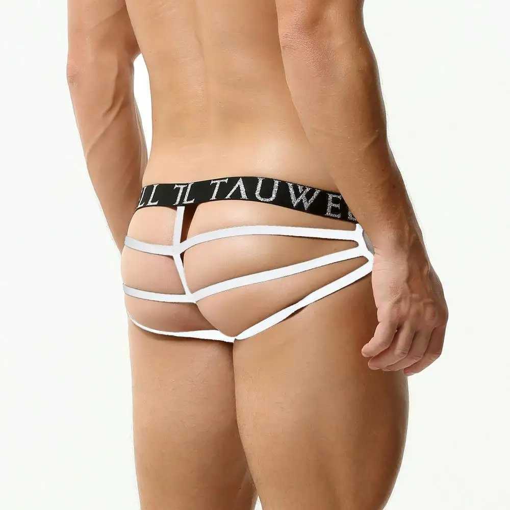 TAUWELL mens sexy underwear transparent underwear thong Jockstrap binding underwear mens sexy underwearT250322