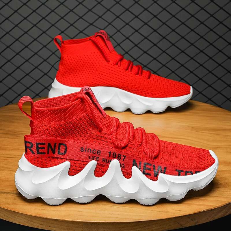 Summer Men sneakers fashion breathable platform running men mesh sport light unisex women casual vulcanize shoes man