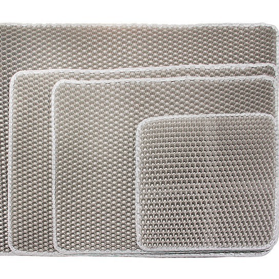 Double thick EVA cat litter mat washable anti-spill cat litter mat Cat litter box mat cat supplies