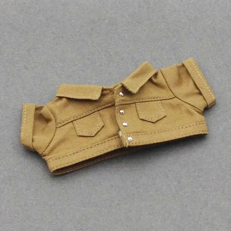 Mini set accessories suitable for 15-17cm Labubu idols and 10cm cotton doll denim shorts et clothing gifts Free shipping
