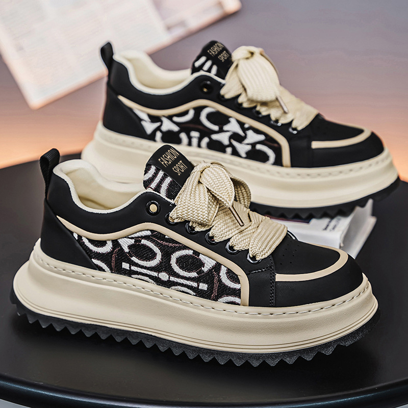 Spring and hot summer men's new fashion all comfortable soft sole low top board students embroidery color matching casual shoes