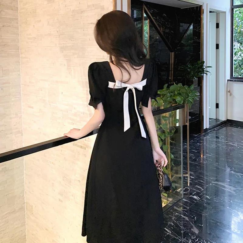 D43000 A5 Master quality new temperament summer casual birthday dress romantic slim long skirt