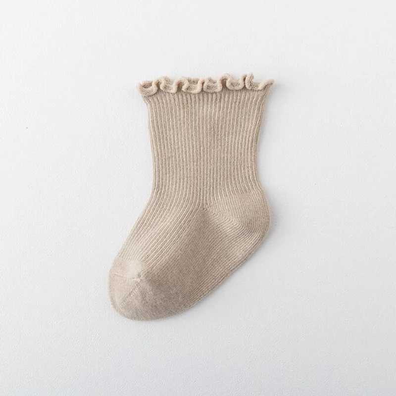 3 pairs/batch of new boys and girls solid color baby socks X2503221