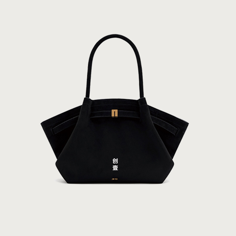 Jwpei Dumpling Hana High-End Suede Commuting Shoulder Fashion Tote Bag