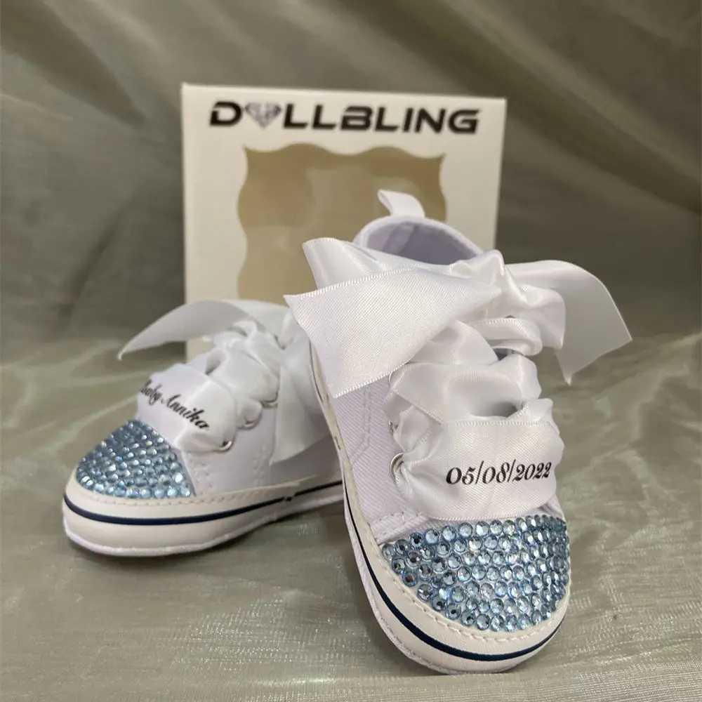 Dollbling Baby Name Print exclusive design baby crib shoes newborn twin birthday show photo set baby Mocassin X250322