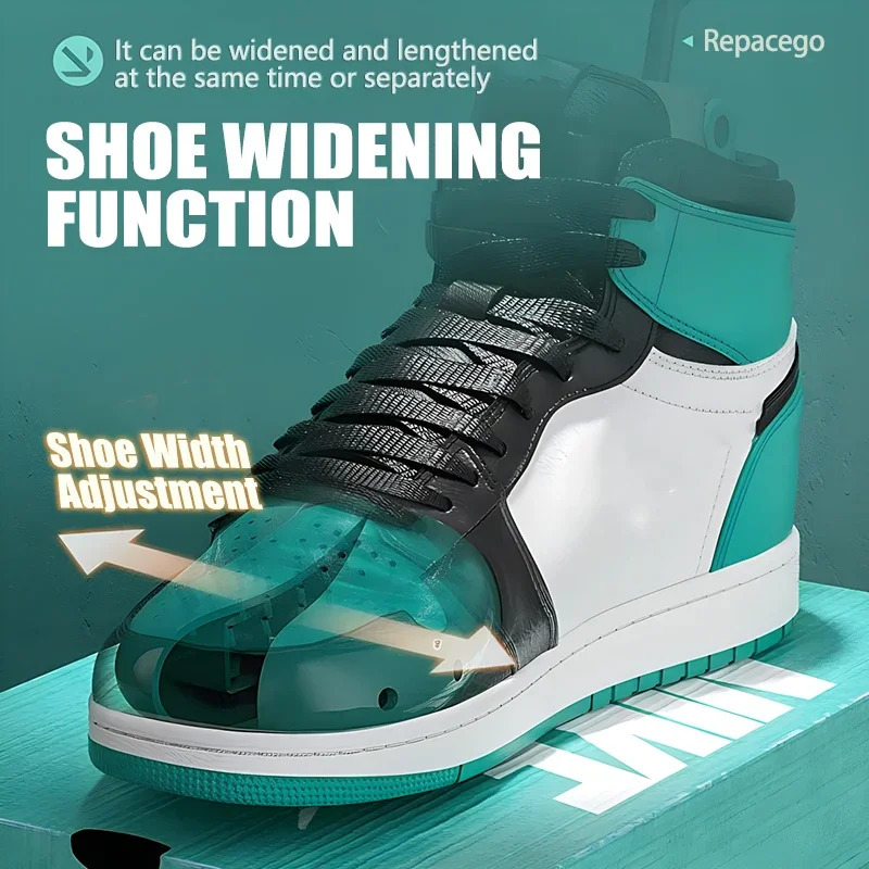 Repacego 2Pcs Shoe Stretcher Shoe Trees Universal Unisex Women Men Adjustable Length Width high top Expander Extender Keeper 250327