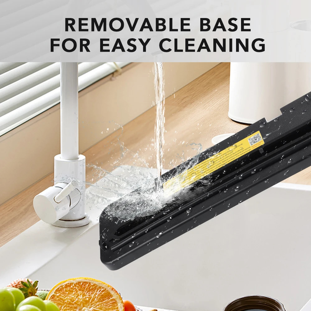 2 in 1 Vacuum Sealer Machine Dry Wet Food Packaging Machine Kitchen Food Storage Sealing Machine Built-in Cutter Vacuum Packer 250314