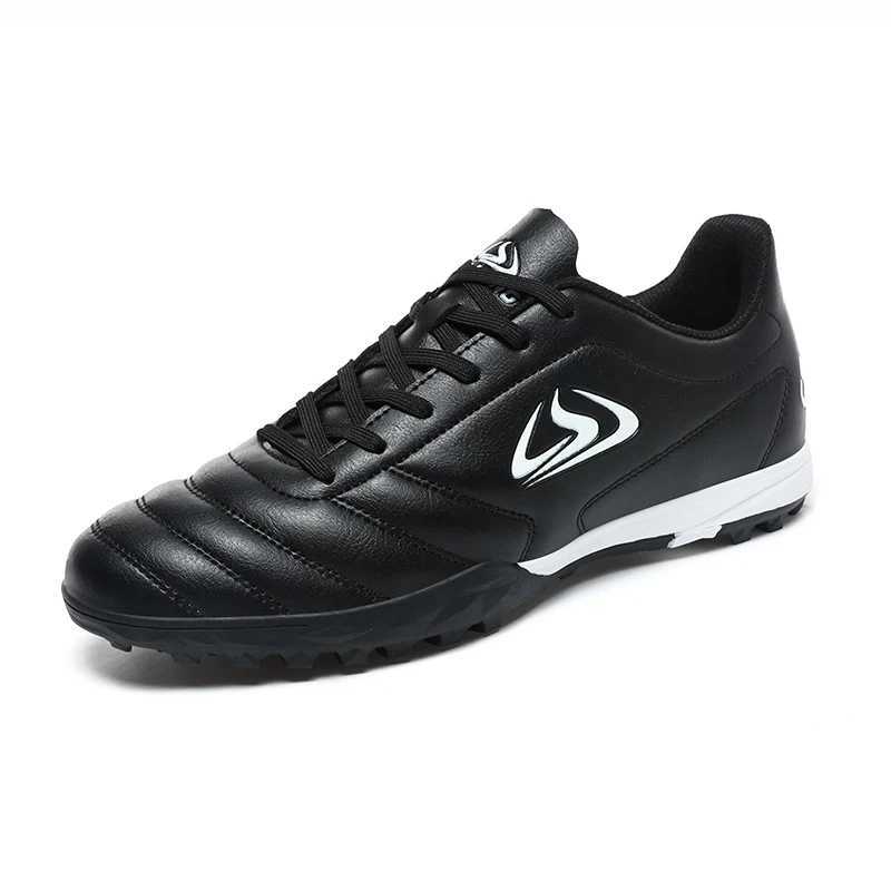 Professional Black Men Soccer Shoes Adult Kids Football Sneakers Indoor Futsal Shoes Ultralight Non-Slip Sport Footboot Boots Z250321
