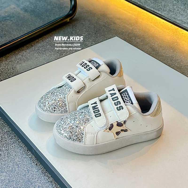 Baby Spring/Autumn Fashion Shining Corridor Style Cute Student Sneakers Flat Vulcanized Shoes Comfortable Childrens and Toddler Shoes X250322