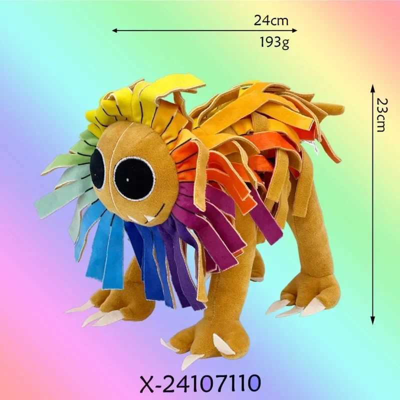 1/8 Yarnabys Colorful Lion Plush Toy Anime Plush Fan Gift Soft Fill Animal Childrens Boy and Girl Doll Customized Gift X250322