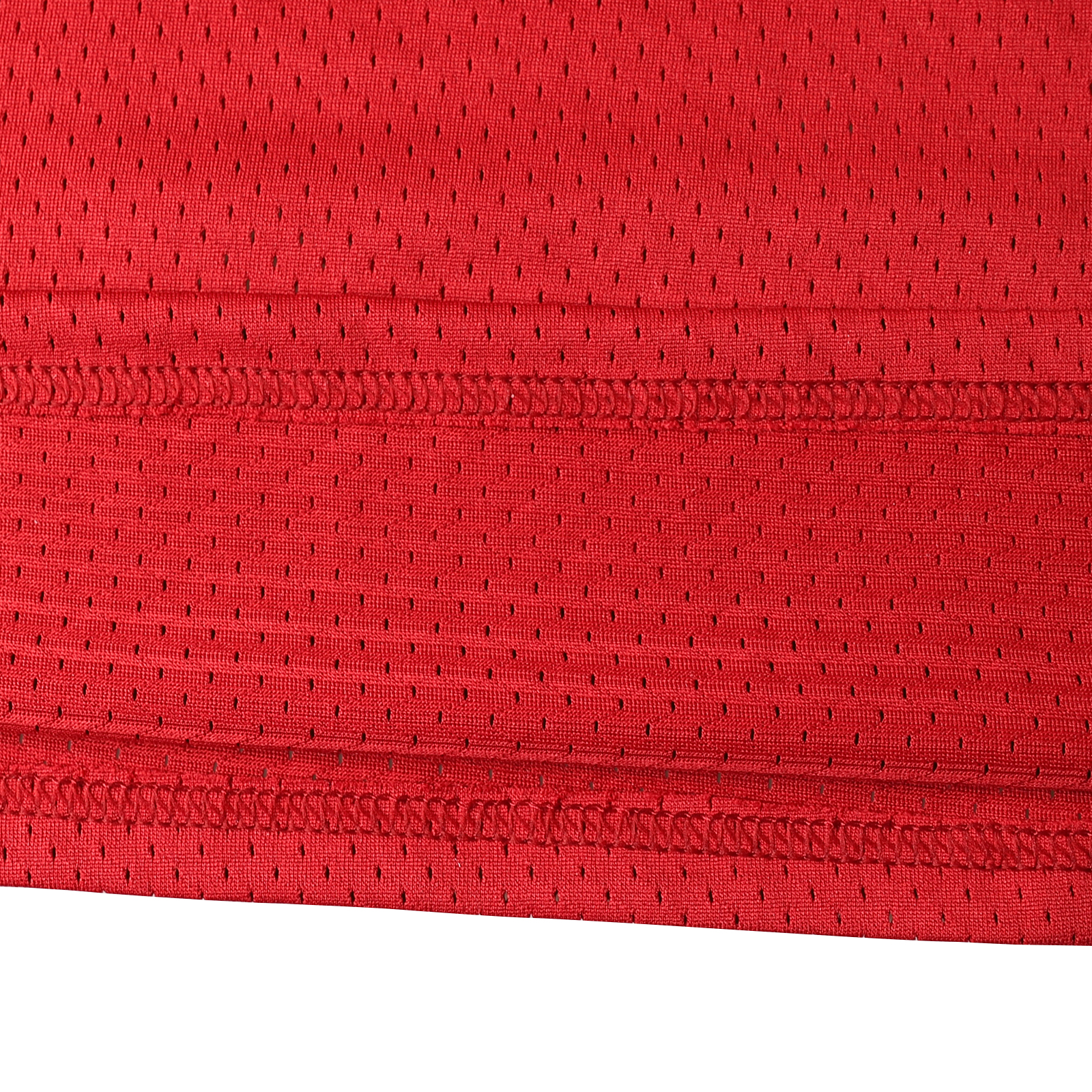IN STOCK Mens Red 34 Olajuwon Basketball Jersey, Polyester Knit Fabric, Crew Neck, Loose Fit, Breathable Stretch, Casual Sports Shirt for Training S-3