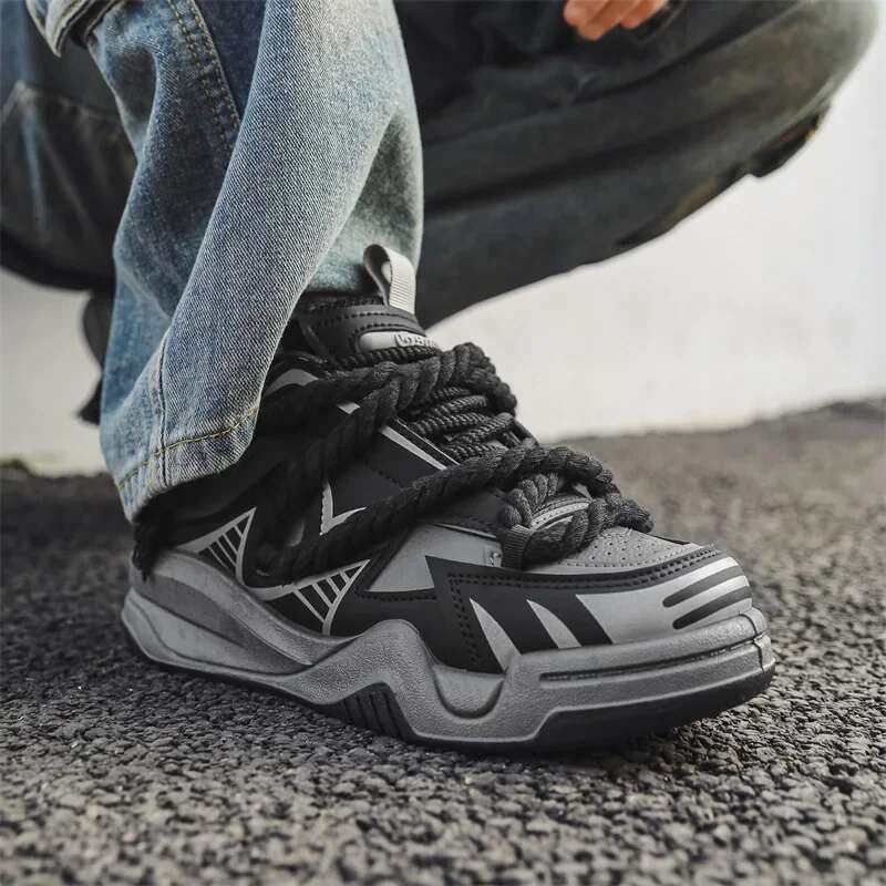 new men s orange thick soled sports shoes designer women s casual tennis plus size retro board shoes women s trendy shoe casual shoes