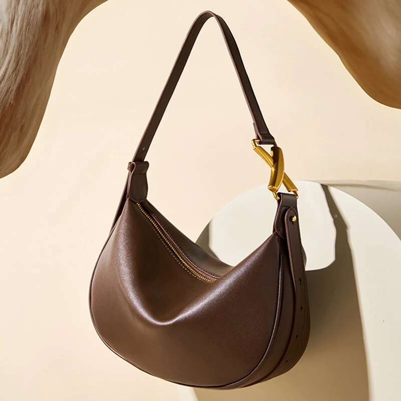 Women's 2025 New Genuine Leather Women Shoulder Designer Crossbody Bag Fashion Soft Cowhide Female Handbags 2739