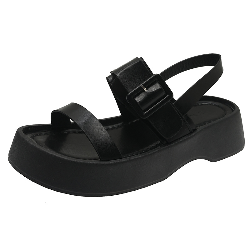 Cold slippers free Shipping sponge cake thick soled sandals Designer Slipper casual shoes External penetration Women outdoor beach shoes NEW 2025
