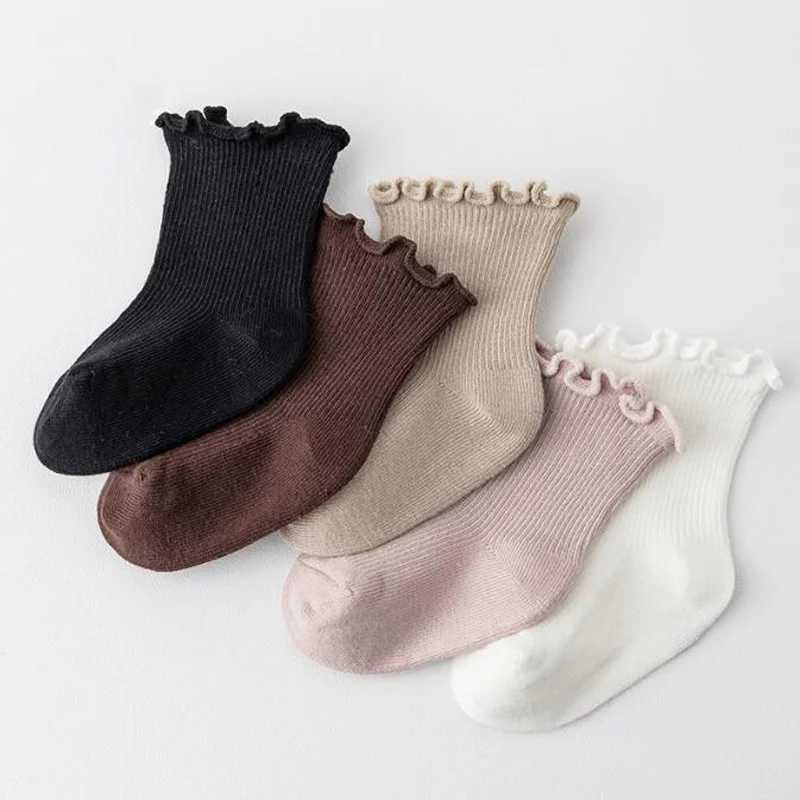3 pairs/batch of new boys and girls solid color baby socks X2503221