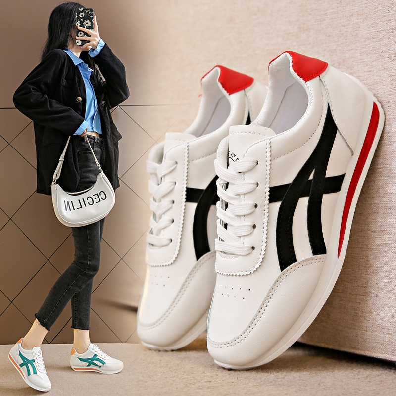Free shipping 2025 new designer shoes fashion casual Flat bottom natural comfortable Luxury Gym skate shoes for women