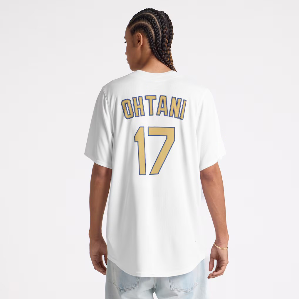 Dodgers Shohei Ohtani 2025 Gold Collection Limited Jersey Yoshinobu Yamamoto Mookie Betts Freddie Freeman Enrique Hernandez Teoscar Hernandez Blake Snell Jersey