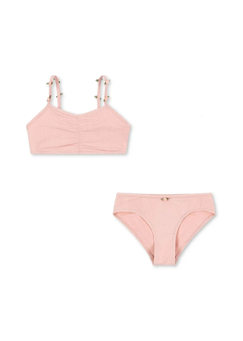 Kids Girls Swimwear 25 Summer KS Toddler Baby Girls Cute Print One Piece Swimsuit Two-piece Swimsuit Bikini Set 250321