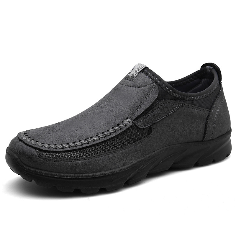Spring and autumn foot cover youth large 45 men's casual leather shoes 46 large size 47 fashionable shoes widen and fatten 48 middle-aged