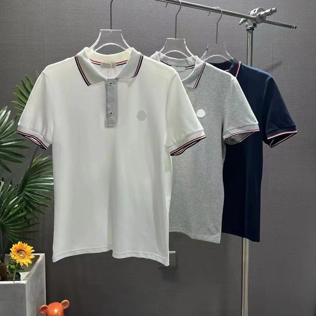 Designer Polo Shirt Mens Tshirt Luxury Polo Shirts Short Sleeve Breathable Cotton Male Shirt Summer Fashion Casual Polos S-XXL