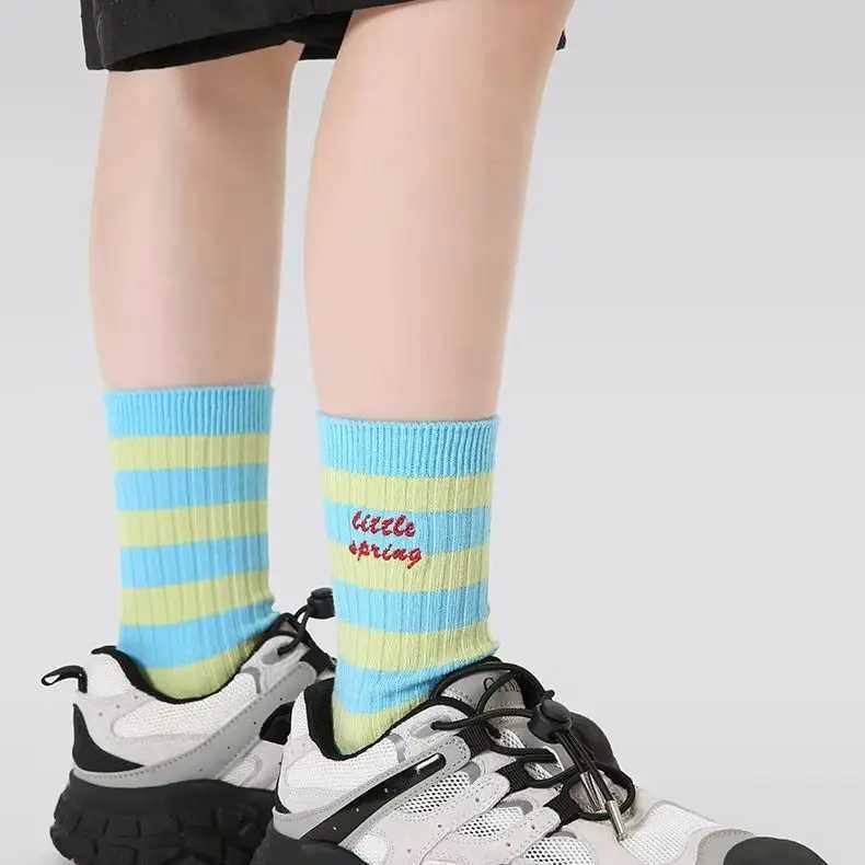 Latest Childrens Socks Striped Cartoon Sports Socks 3-12T Boys and Girls Cotton Socks Spring Socks Children 4 pairs X2503221
