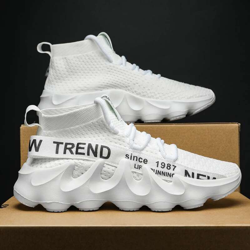 Summer Men sneakers fashion breathable platform running men mesh sport light unisex women casual vulcanize shoes man