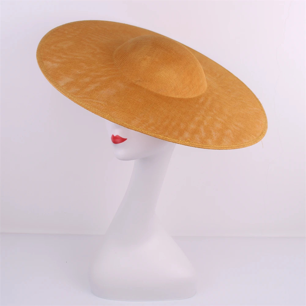 40CM Charming Base Millinery Supplies DIY Hair Accessories Hat for Wedding Womens Kenducky Church Headwear Big Pillow Hat 250320