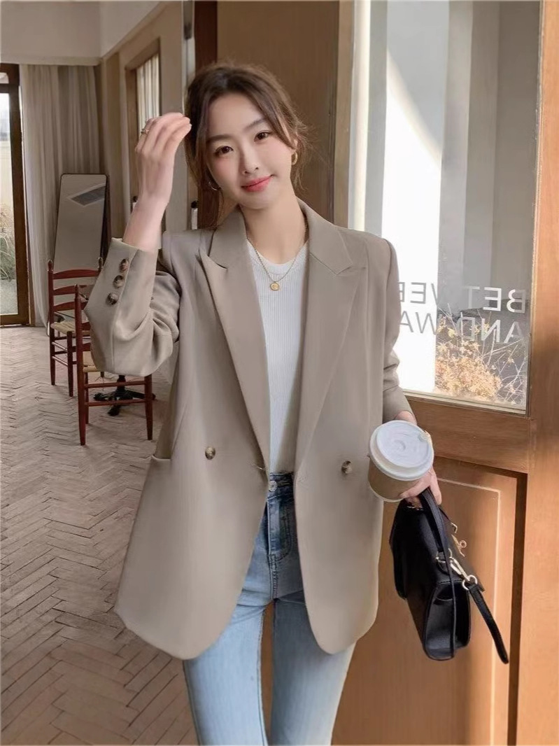 L320Elegant Ladies' Small Suit Jackets - Trendy Design for Spring and Autumn