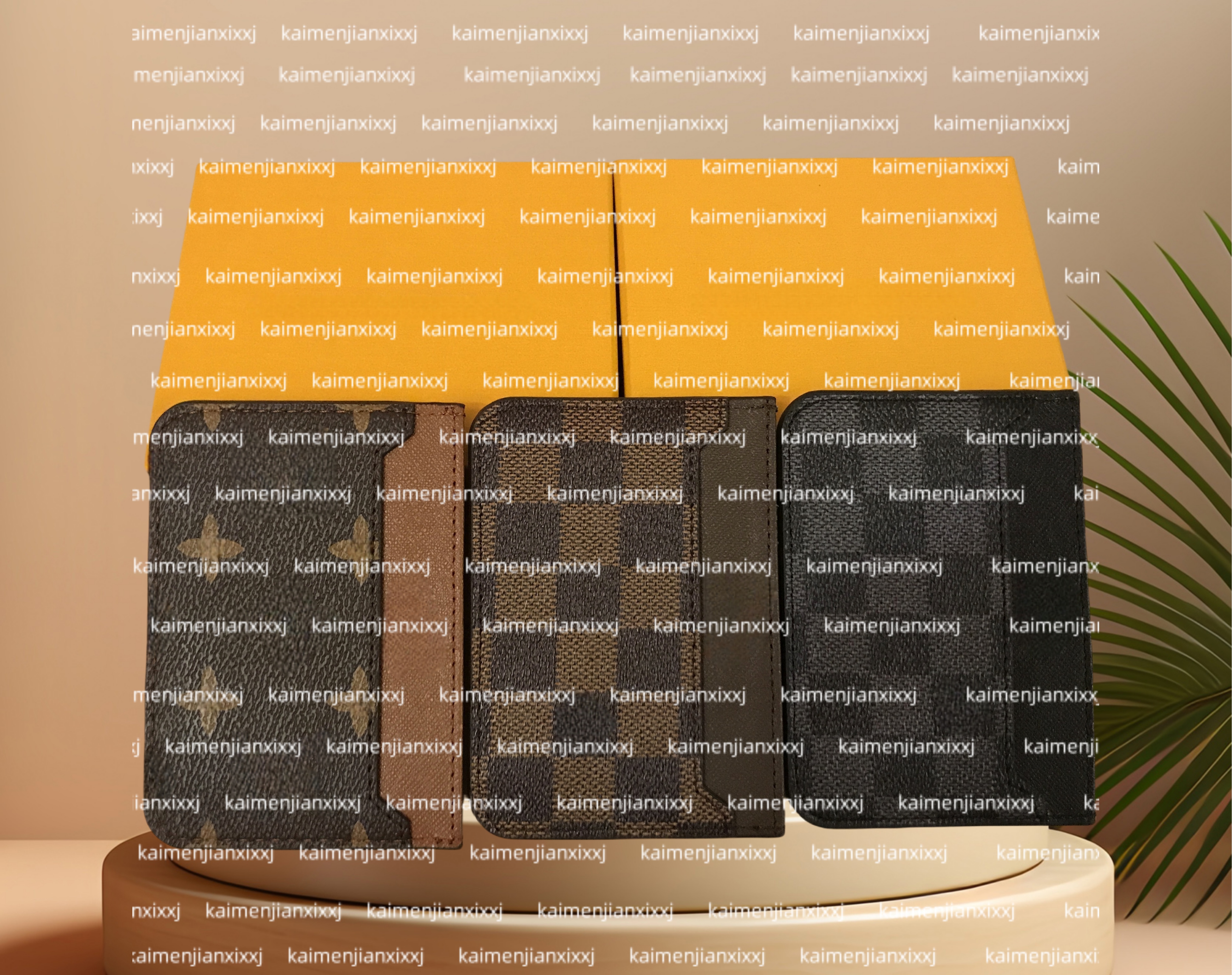 Top High Quality wallet man Credit designer Card Holder Paris style Designers Classic Mini Genuine Leather Card Holde luxurys designer Wallet men wallet with box 888