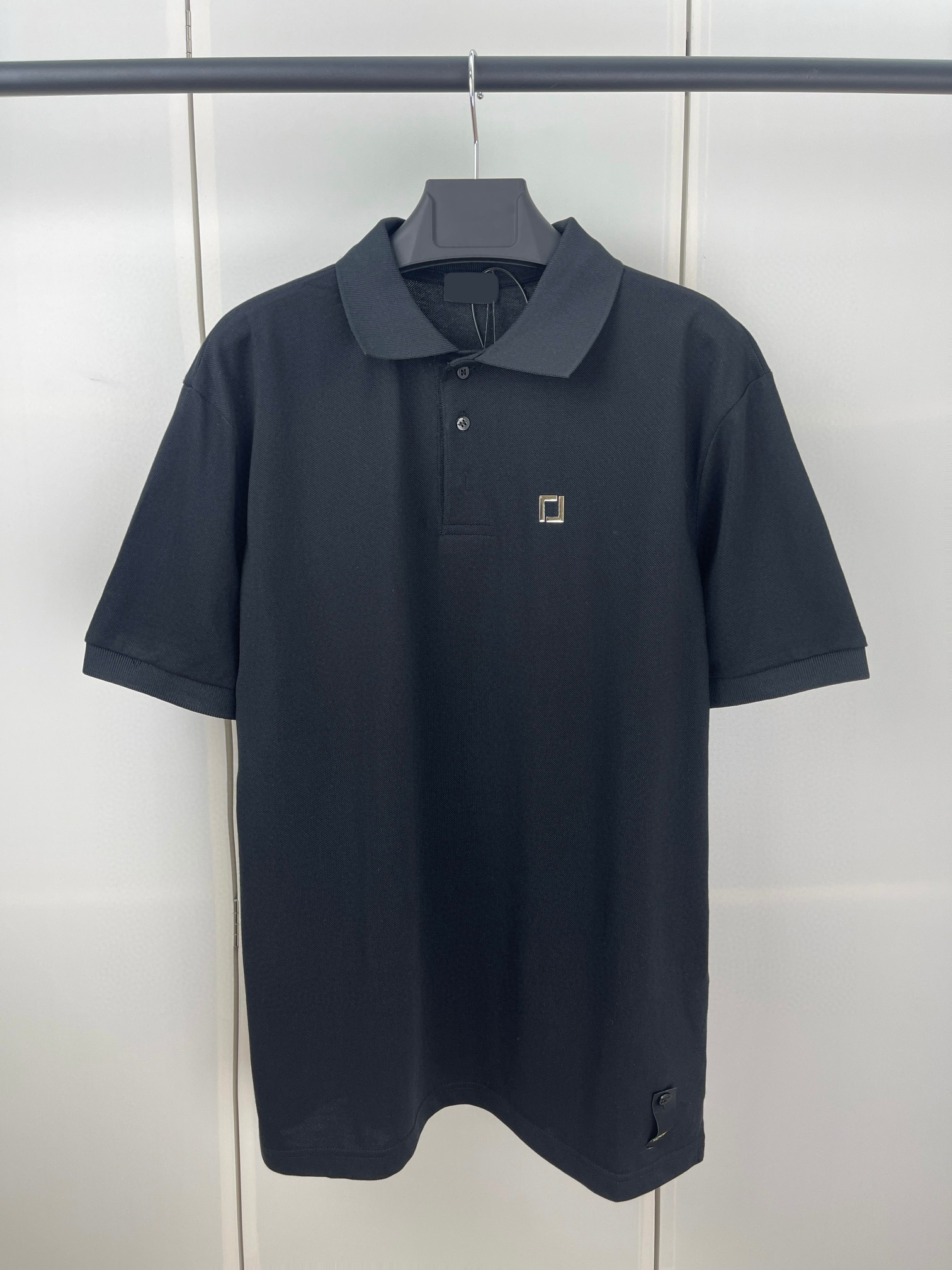 Men's Plus Tees & Polos Round neck embroidered and printed polar style summer wear with street pure cotton 2wfd