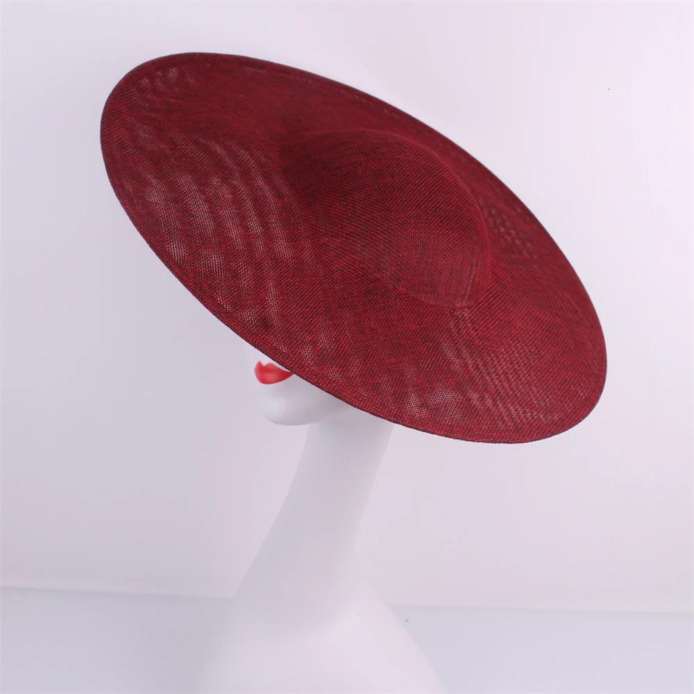 40CM Charming Base Millinery Supplies DIY Hair Accessories Hat for Wedding Womens Kenducky Church Headwear Big Pillow Hat 250320