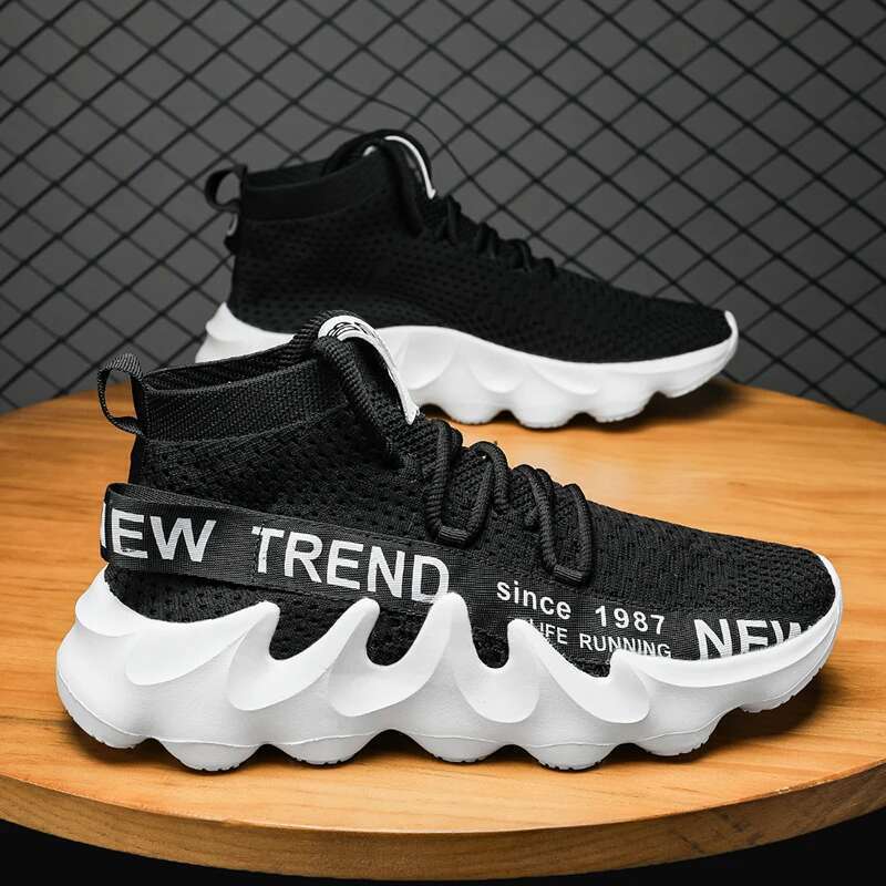 Summer Men sneakers fashion breathable platform running men mesh sport light unisex women casual vulcanize shoes man