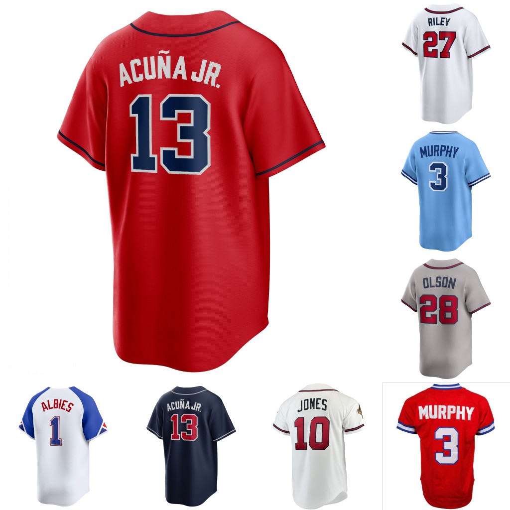 City Jersey Ronald Acuna Jr. Michael Harris II Albies Austin Riley Matt Olson Strider Aaron Jones Arnaud Rosario Wallen Jarred Kelenic Jorge Soler Jackson