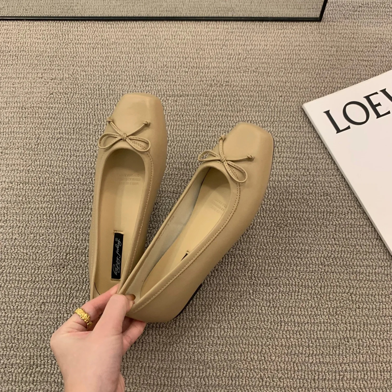 Soft Shoes Woman Ballet Flats Female Footwear Ballerinas Dress Retro Summer Mary Janes Shoes Woman Ballet Flats So 250322