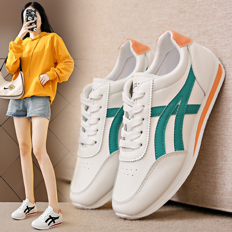 Free shipping 2025 new designer shoes fashion casual Flat bottom natural comfortable Luxury Gym skate shoes for women