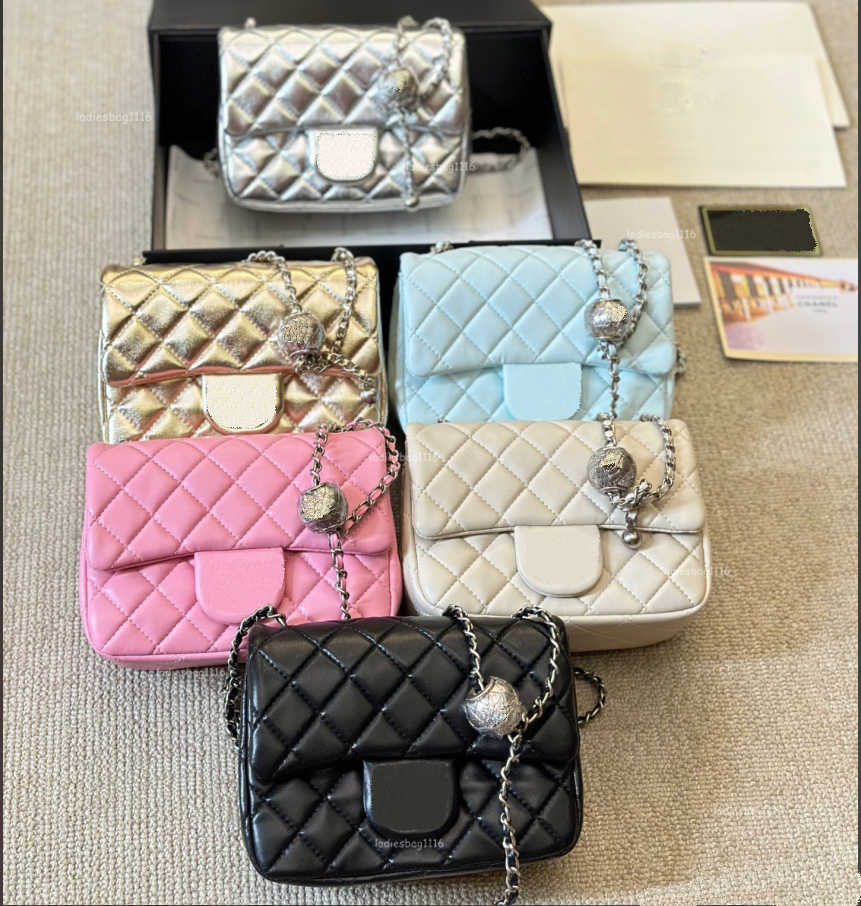 Designer Cf Crossbody Bag Sling Bag Tote Handbag Shoulder Bag Leather Bag Classic Flap Quilted Women Bag Fashion Caviar Little Golden Ball Sheepskin square Bag