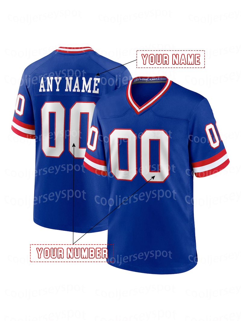 Personalized Custom 5 Tee Higgins Football Jersey Malik Nabers DeVito Lawrence II Boyle Waller Embroidered Letter Number Design Any name any number Wo