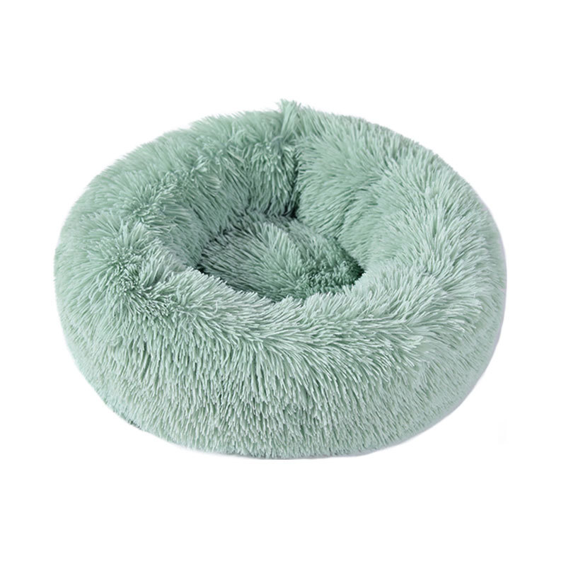 Cross border cat nest plush round pet kennel dog bed winter dog mat pet mattress pet supplies wholesale - view 4