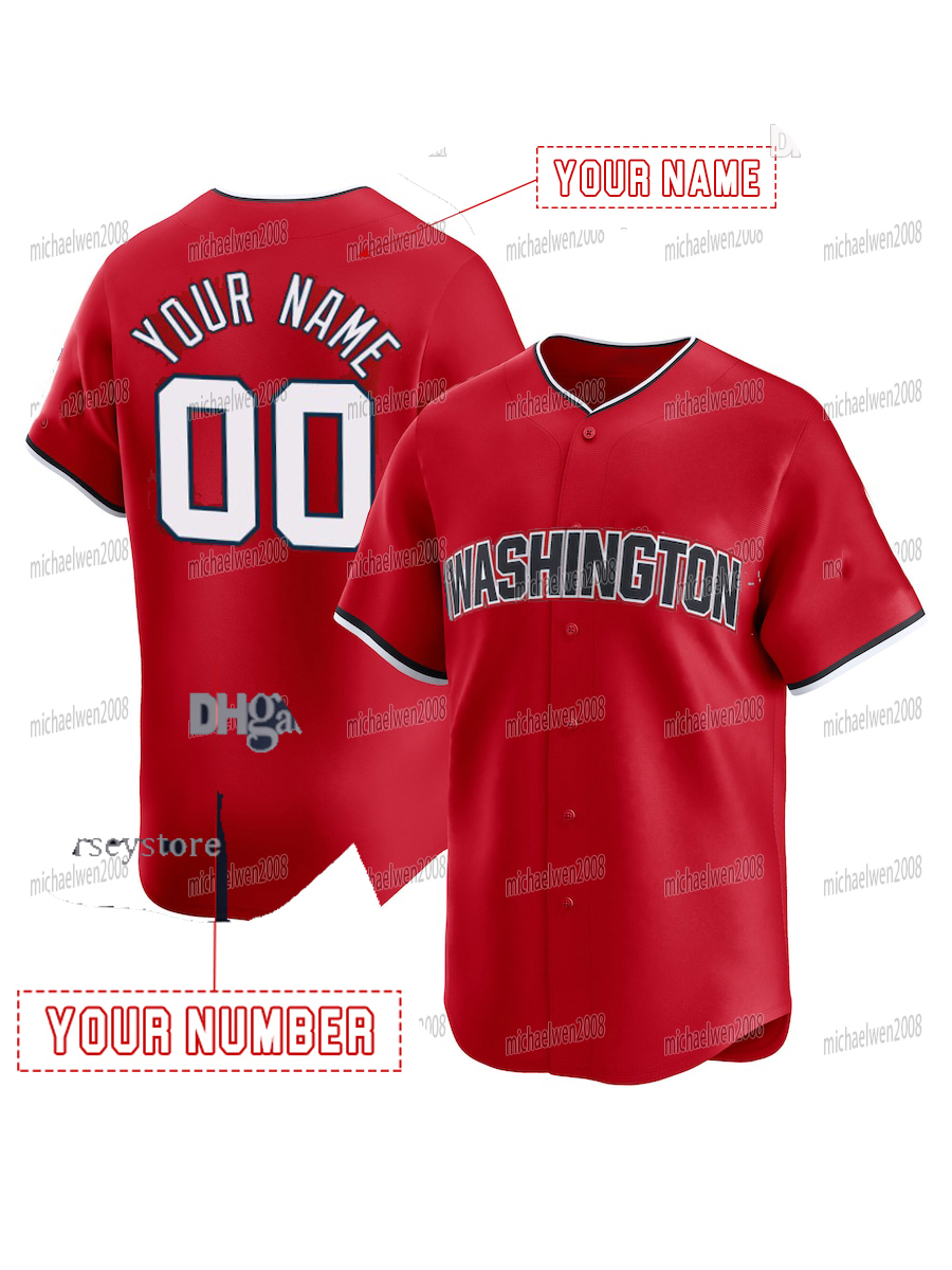 CUSTOM Dylan Crews 2025 City Connect Jerseys Stephen Strasburg Luis Garcia Jr. Patrick Corbin Abrams Josh Bell DeJong Lowe