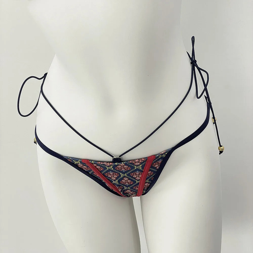Bikini Set Print Floral 2025 Selling Bathing Suit Summer Sexy Bikini Casual Bathing Suit Women Fashion Micro Bikini Lace 250317
