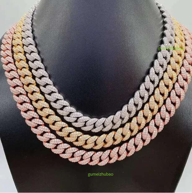 Jewelry Bg CZ k Two Row Zircon Copper Miami Cuban Bracelet Iced Out Hip Hop Men Women