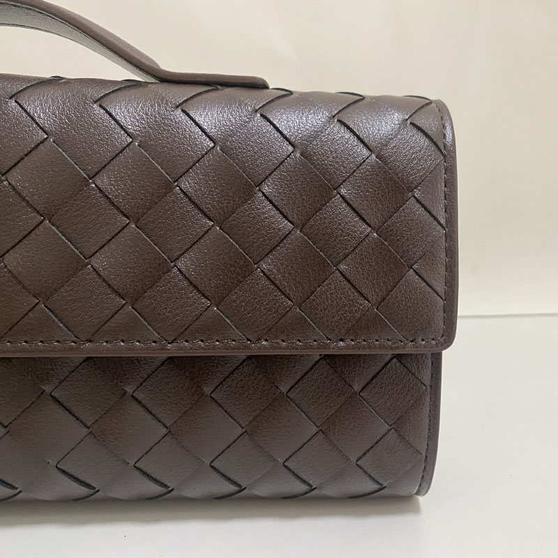 Designer long clutch bag knot top handle evening bag woven vintage purse luxury Intrecciato leather cross body wallet women handbags party weddin