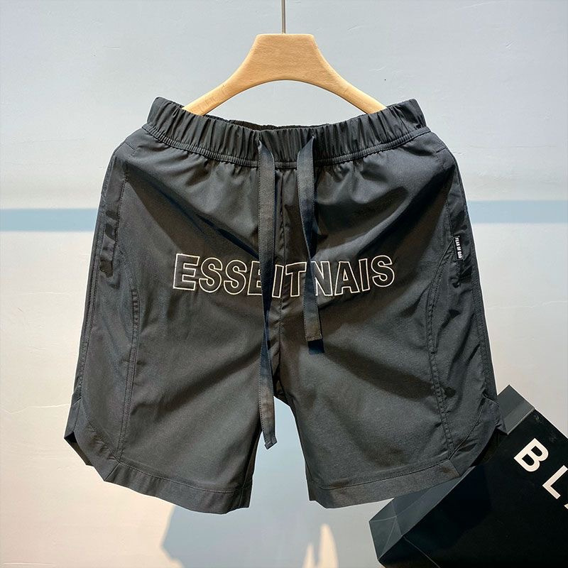2025S Fashion Designer New Casual Quick Drying For Men In Summer Thin Cut Five Quarter Pants Loose And Trendy Brand Versatile American Sports Beach Sh