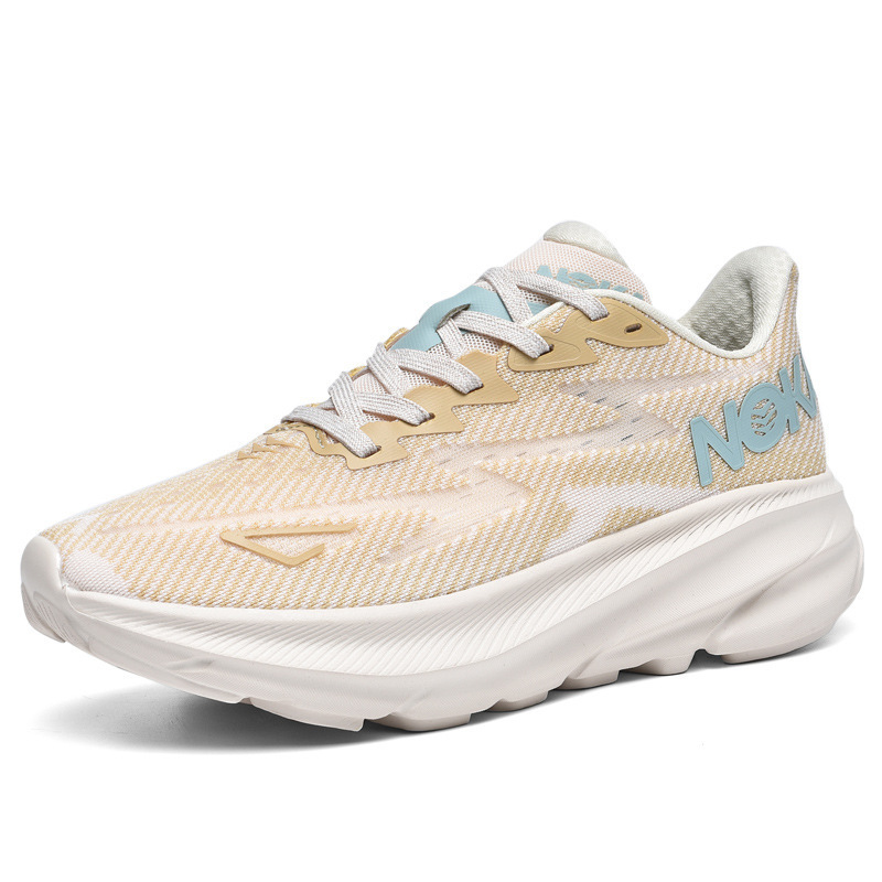 New Fashion Man Thick Sole Running Shoes Breathable Mesh Sneakers Marathon Outdoor Running Men'S Shoes 2025s