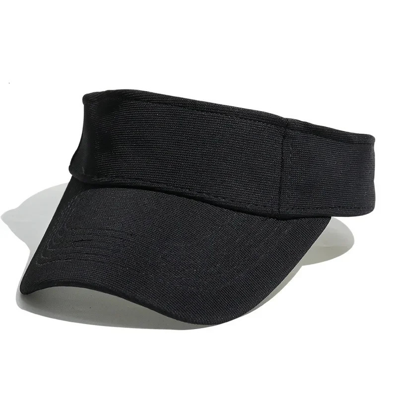 Summer mens adjustable sun visor red black pink UV protection top solid sport tennis golf running sun hat 250319