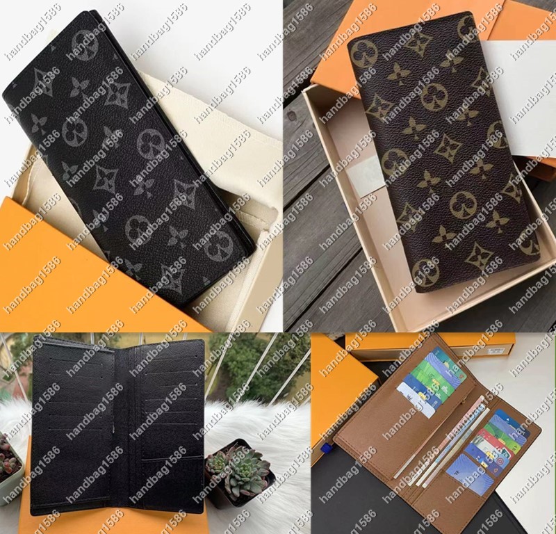 2023 TOP Wallets Holders Fashion designer zipper wallets luxurys Men Women leather bags Classic Letters coin Purse With box handbag1586